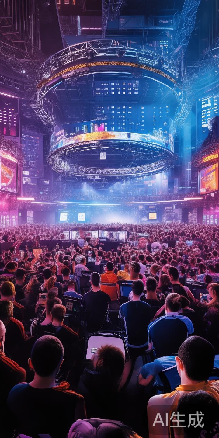 不仅如此，电竞产业链日益完善。从赛事组织、内容制作