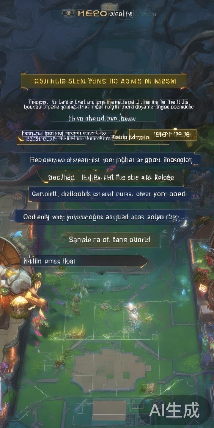 电竞OB比赛规程分析方法与流程详解 比赛规则:明确比赛的基本规则,比如用什么地图进行比